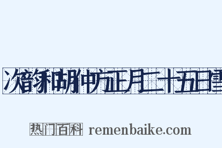 次韵和胡仲方正月二十五日雪是什么意思的图片